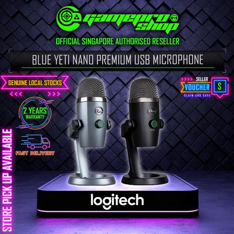 Blue Yeti Nano Premium USB Mic for Recording, Streaming, Gaming ...