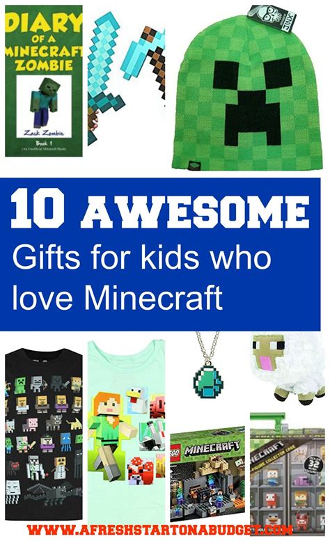 Awesome Gifts Ideas for Kids Who Love Minecraft