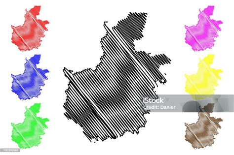 Hai Duong Province Map Vector Stock Illustration - Download Image Now ...