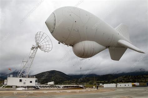 Tethered Aerostat Radar System - Stock Image - C030/0268 - Science ...