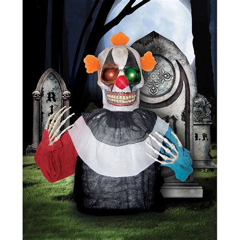 Light-Up Creepy Clown Grave Breaker Halloween Decoration - Walmart.com