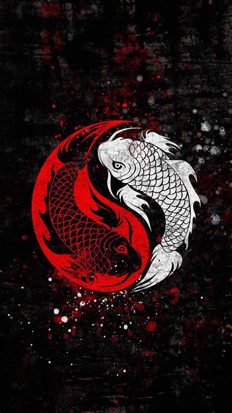 Koi Fish Yin Yang IPhone Wallpaper HD - IPhone Wallpapers : iPhone ...