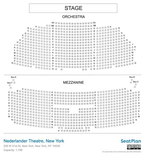 Nederlander Theatre Nyc Seating Chart | Elcho Table