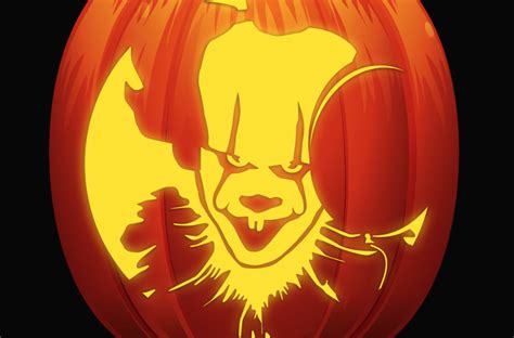 Clown Pumpkin Carving Templates