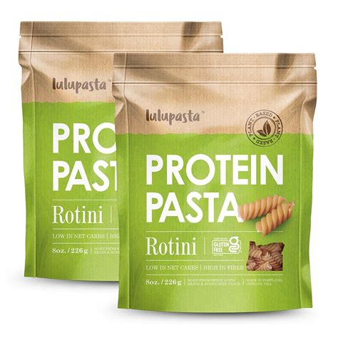 High Protein Pasta, 19g, Made with Lupin Flour & Sunflower Flour, 4g ...