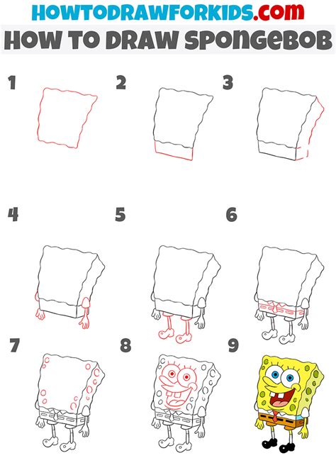 How To Draw Spongebob - Angleactivity19