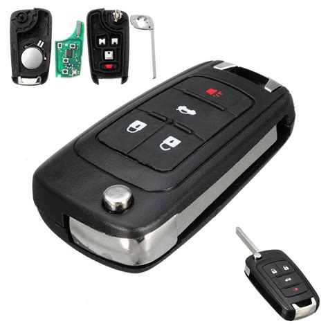 4BTN 315Mhz Keyless Entry Remote Flip Key Fob Replacement w/Battery For ...