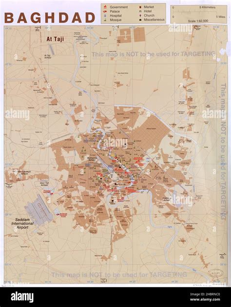 2003 baghdad map hi-res stock photography and images - Alamy