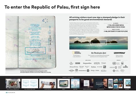 Palau Legacy Project Palau Pledge | An innovative step against ...