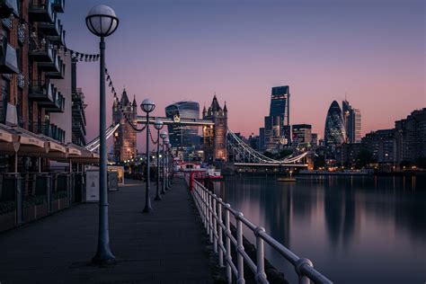 London England Tower Bridge Thames River Cityscape Urban, HD World, 4k ...