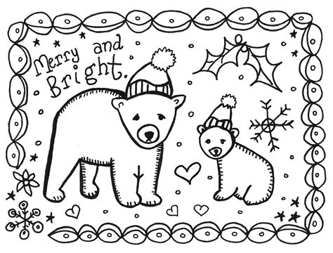 Art is Basic-- Art Teacher Blog: Free Printable Holiday Card to Color