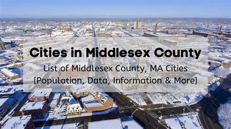 Cities in Middlesex County - COMPLETE List of Middlesex County Cities ...