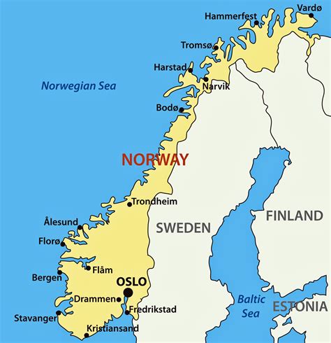 Norway Maps | Printable Maps of Norway for Download