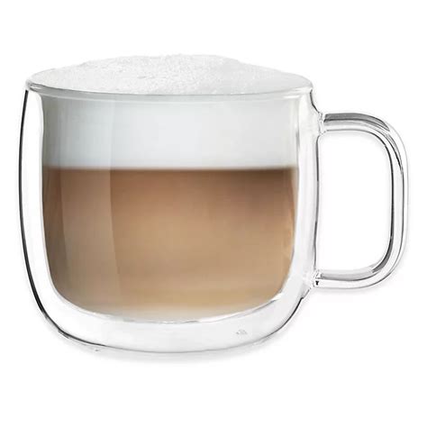 glass cappuccino mugs