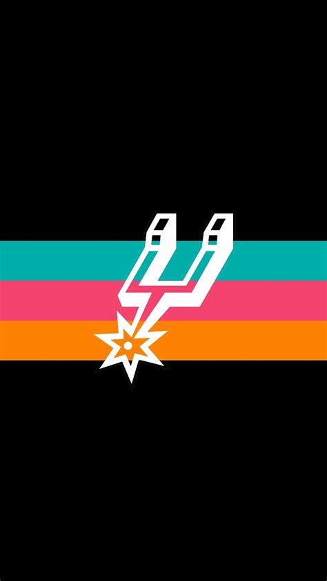 San Antonio Spurs fiesta colors Background