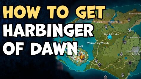 How to get Harbinger of Dawn Genshin Impact - YouTube