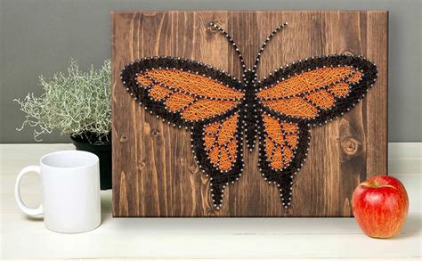 Amazon.com: String of the Art Monarch Butterfly String Art Kit ...