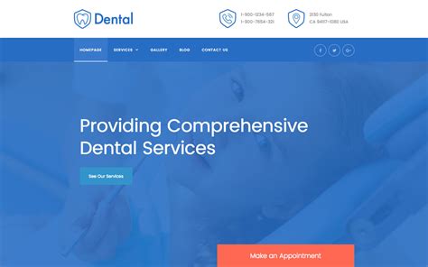 Dental - Dentist HTML5 Responsive Website Template