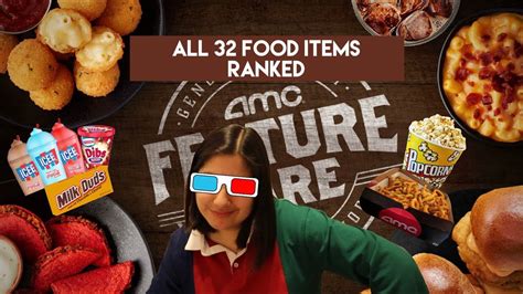 RANKING ALL AMC THEATER FOOD ITEMS - YouTube