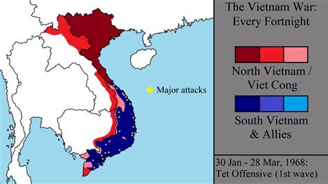 Map Of Vietnam War Zones - Maping Resources