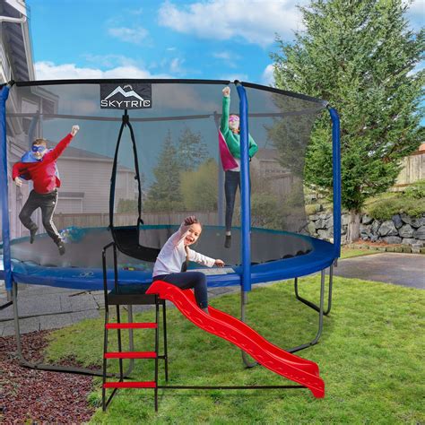 Trampoline With Slide: Top Line Durability | Upper Bounce