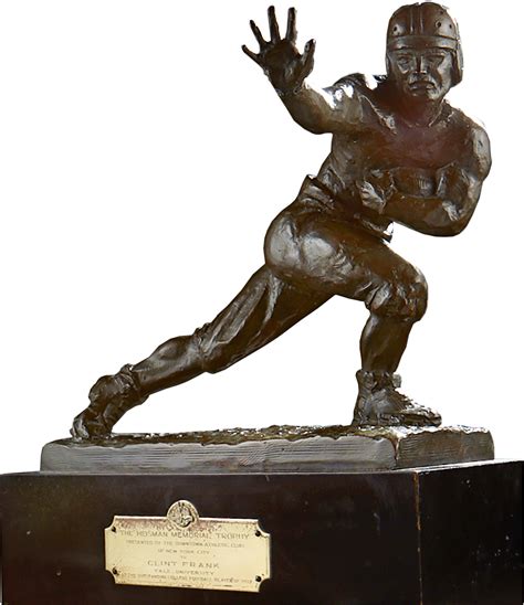 Yale Halfback’s 1937 Heisman Trophy Drives To $312,000 At Heritage ...