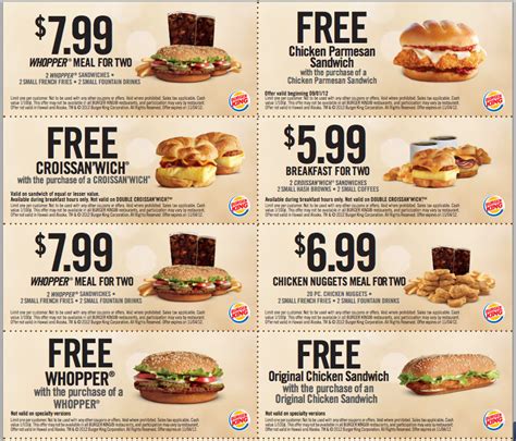 Burger King Coupons | Kohl's Coupon | Free food coupons, Kfc coupons ...