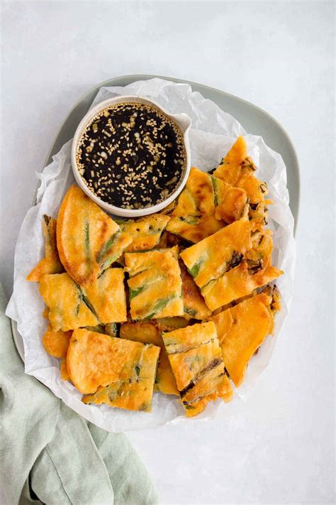 Pajeon (Korean Scallion Pancake) - Carmy - Easy Healthy-ish Recipes