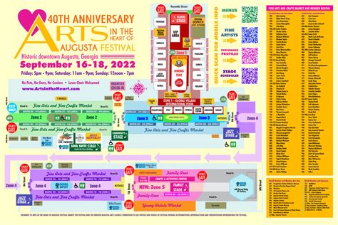 FESTIVAL MAP - Arts in the Heart