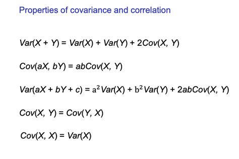 Solved Properties of covariance and correlation | Chegg.com