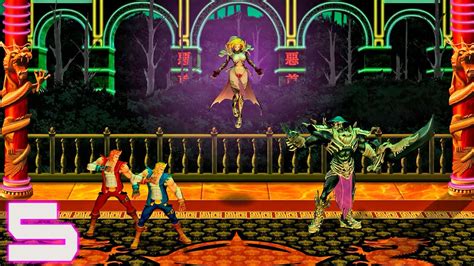 Double Dragon Neon (CO-OP) walkthrough part 5 - YouTube