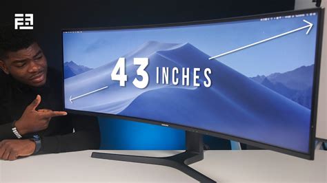 Is Super Ultra-wide TOO WIDE? - Samsung's 43 Inch Curved Monitor ...