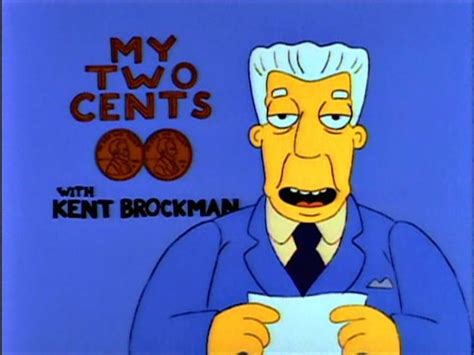 Kent Brockman's greatest quotes on The Simpsons