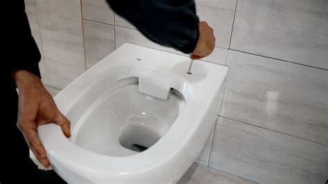 How to install Fluenta Rimless toilet bowl - Peštan