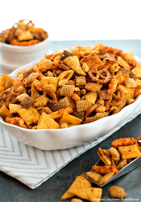 Party Snack Mix - melissassouthernstylekitchen.com