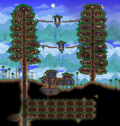 Terraria Jungle House + NPC Treehouses! : r/Terraria