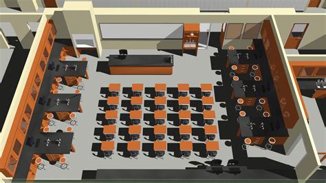 Simple classroom design | Classroom design, College design, Science lab