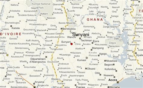 Sunyani Location Guide