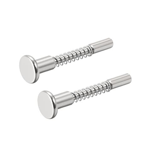 Plunger Latches Spring Loaded Stainless Steel 6mm Head 6mm Spring 60mm ...