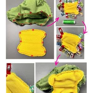 Dinosaur Plushy Toy Sewing Pattern, Stuffed Kawaii Dino Tutorial - Etsy