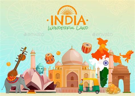 India Travel Poster | India poster, India background, Incredible india ...