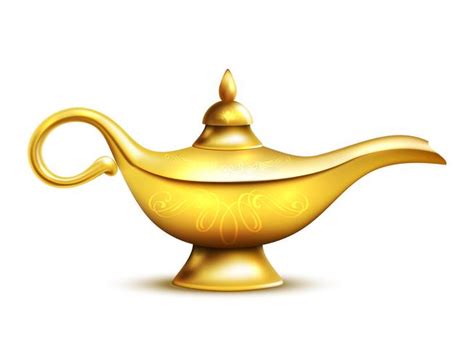 Aladdin Lamp Isolated Icon 477083 Vector Art at Vecteezy