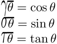 math mode - Feynman Trig Notation: Creating Custom Characters - TeX ...