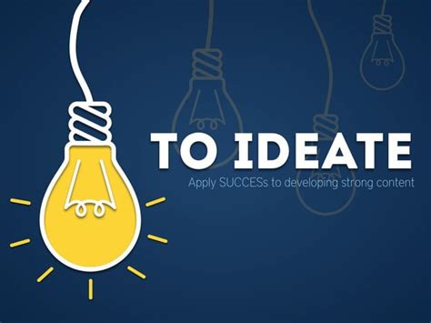 Ideate! Create and Develop World-Changing Ideas