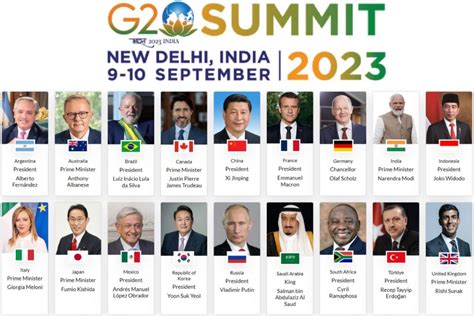 G20 Summit 2023: A Complete list of Celebrations and Schedule