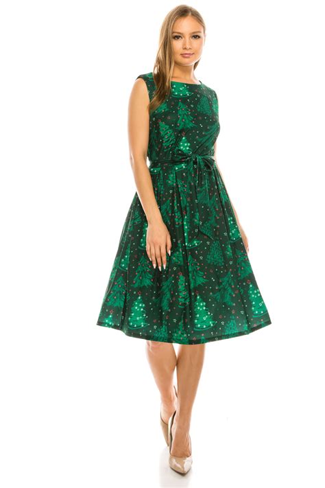 Haute Edition - Women's Christmas Cocktail Dress with Pockets - Walmart ...