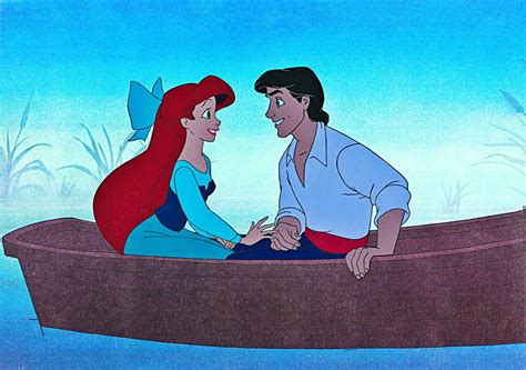 Walt Disney Production Cels - Princess Ariel & Prince Eric - Walt ...