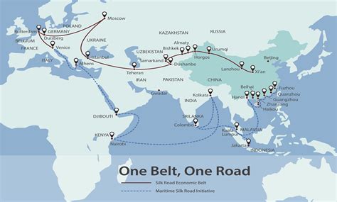 China Silk Road Map