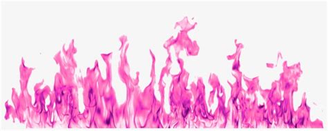 💗transparent Warm And Cool Pink Flames 💜 - Transparent Background Fire ...