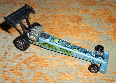 Vintage Toy, Car, Drag Car, Hot Wheels, Drag Racing Car, Blue, Race Car ...